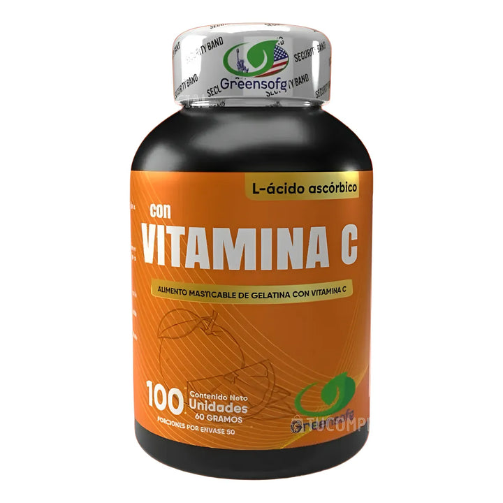Vitamina C 1000mg Pura Acido Ascórbico Caps  Sistema Inmune Natural - Imagen 1