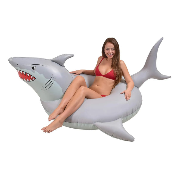Flotador Hinchable Tiburón GoFloats Diversión Familiar Premium