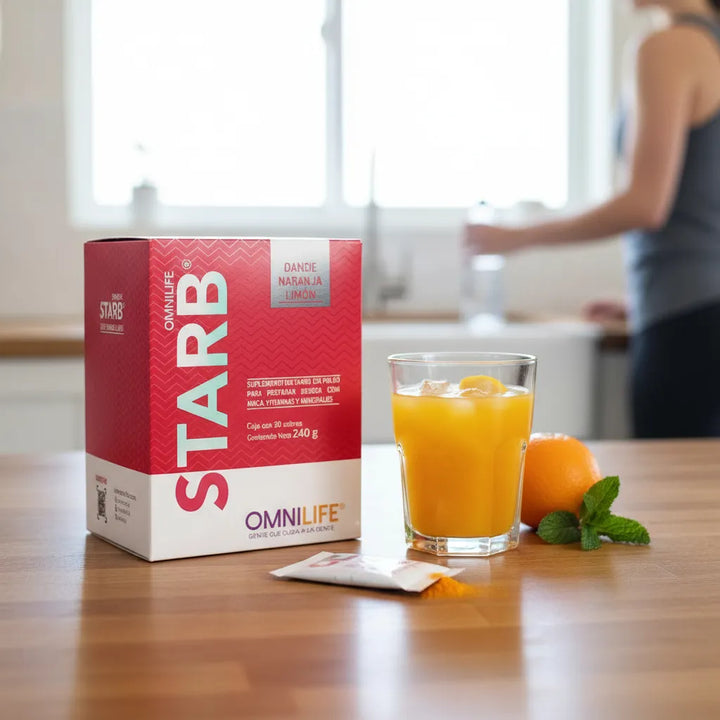 Starbien Omnilife X  30 Sobres  Naranja Limón - Imagen 10