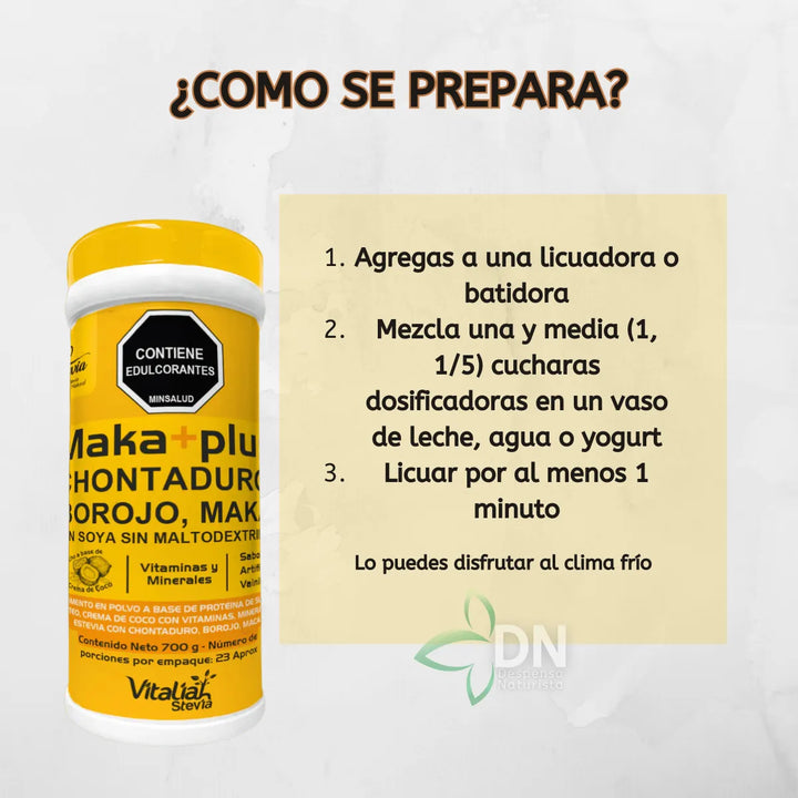 Maca Peruana Malteada Sin Azuca - Imagen 3