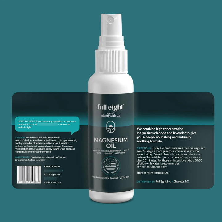 Aceite De Magnesio Puro Spray Corporal Lavanda Para Aliviar - Imagen 4