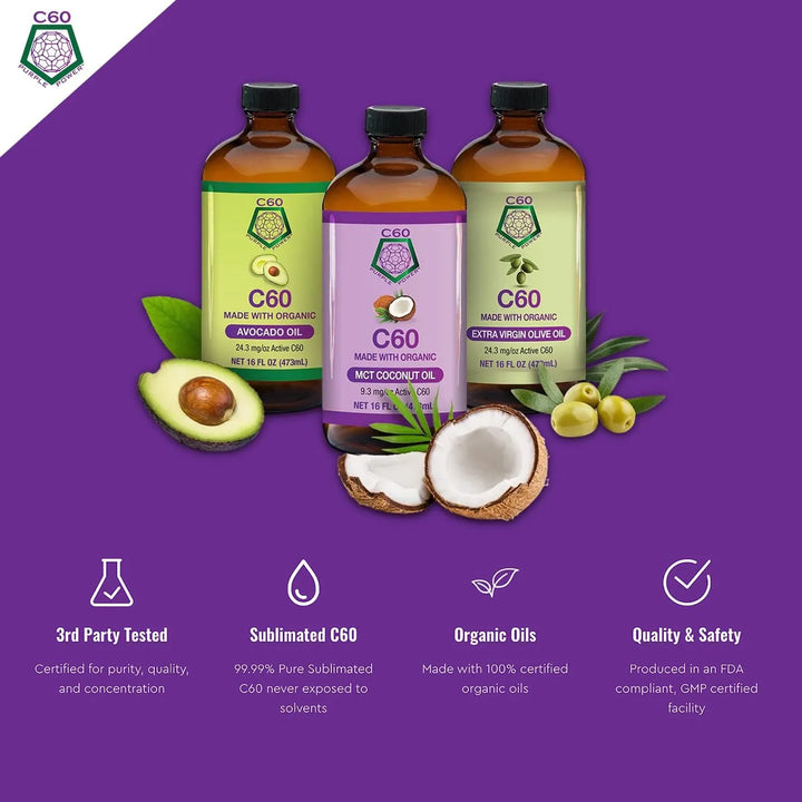 Aceite De Aguacate Orgánico 60 Ml Alto En Fullerenos De Carb - Imagen 3