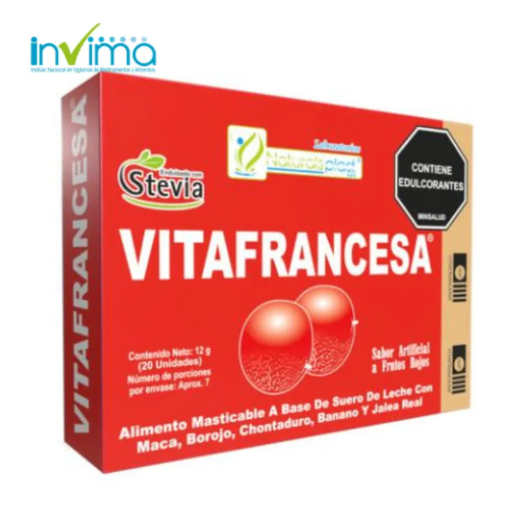 Vitafrancesa Maca Jalea Real Frutos Rojos - Imagen 3
