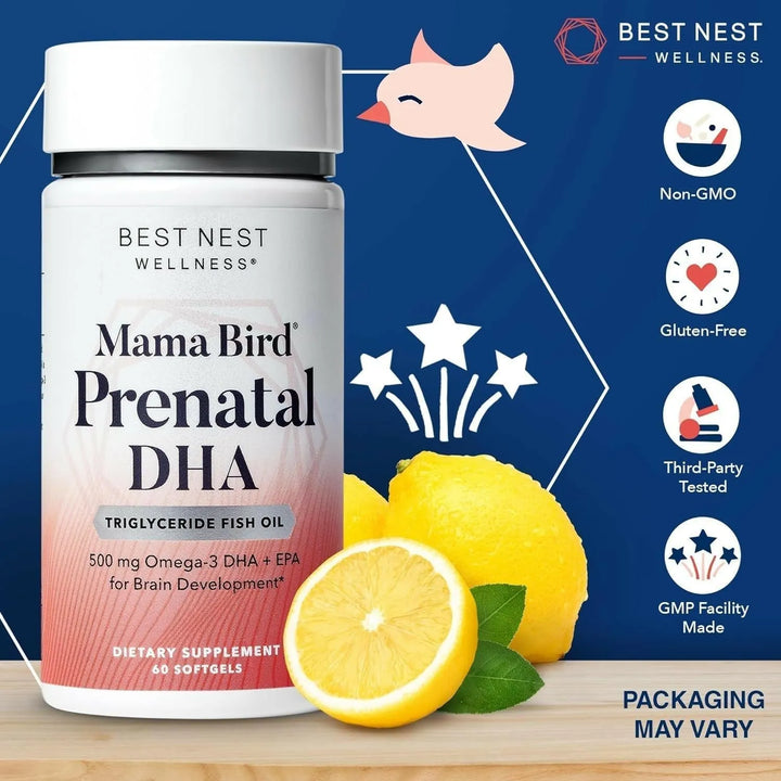 Aceite Omega 3 Dha Prenatal Desarrollo Cerebral Ocular Bebé - Imagen 6