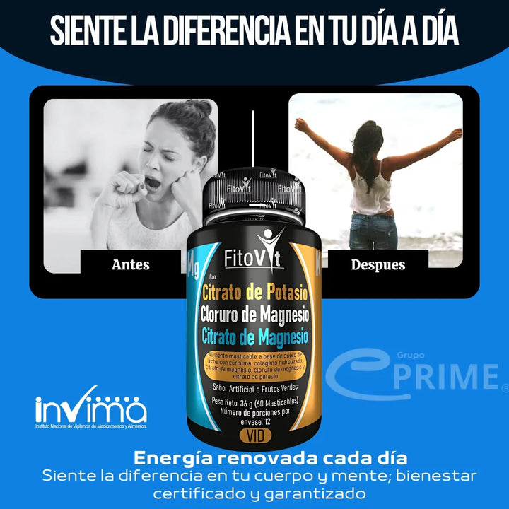 Citrato Magnesio Potasio Natural - Imagen 8