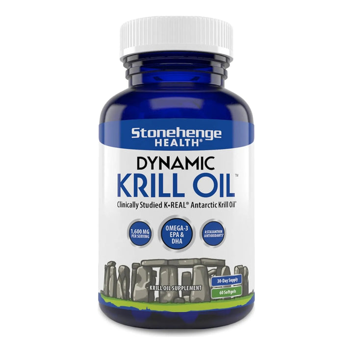 Aceite De Krill Dinámico 1600 Mg Omega-3 Superior Soporte Ar - Imagen 1