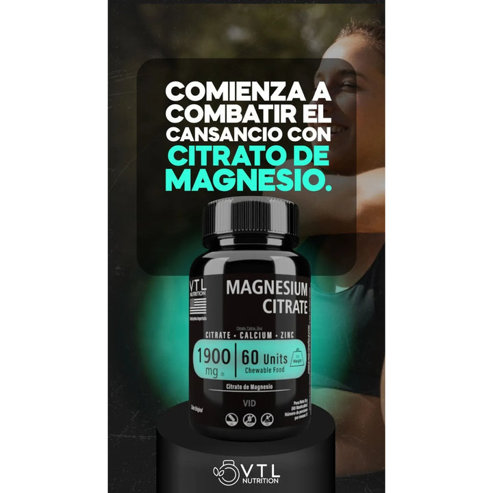 2 Citrato Magnesio  X 120 Caps Sin Sabor - Imagen 9