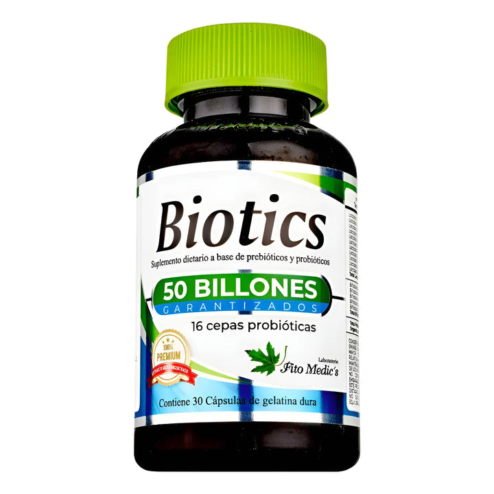 Probióticos Biotics 50billones Sin Sabor - Imagen 1