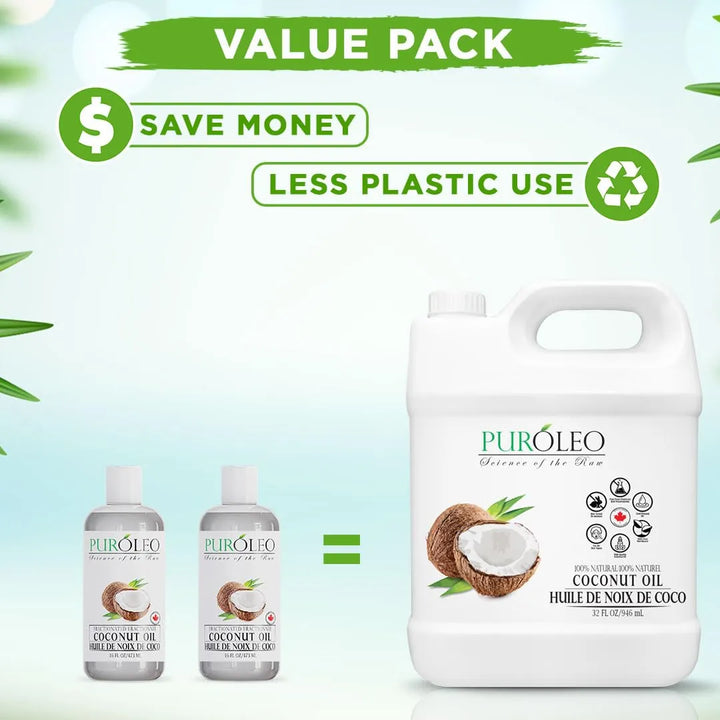 Aceite De Coco Fraccionado 946 Ml Natural Hidratante Para Pi Fragancia - Imagen 6