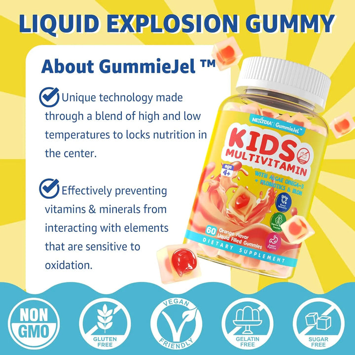 Gomitas Multivitamínicas Infantiles Con Hierro Omega 3 Epa D - Imagen 8