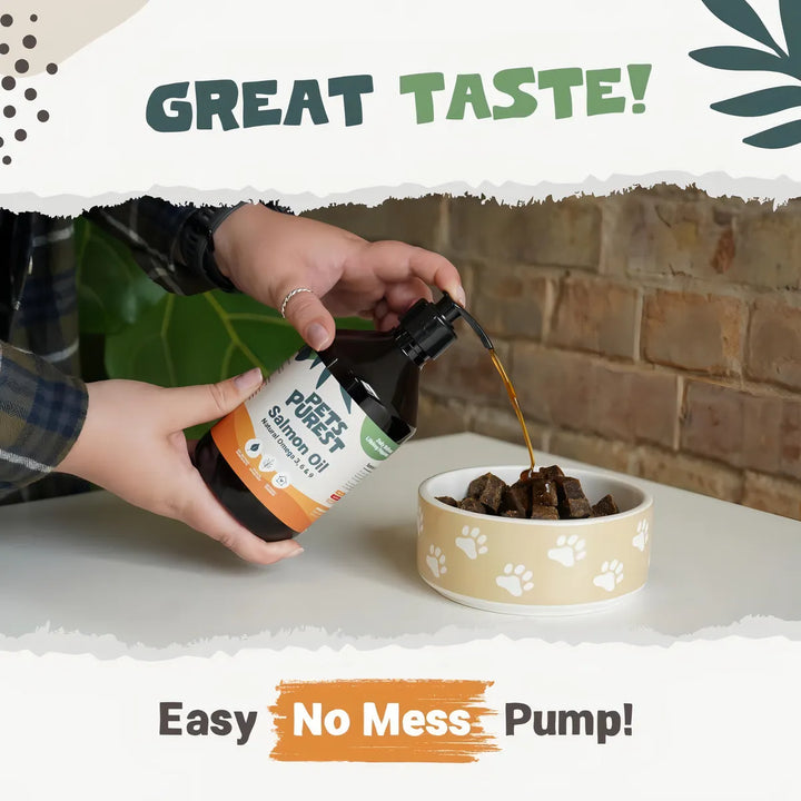 Aceite Natural De Salmón Para Mascotas 32 Onzas 100% Puro Om - Imagen 2