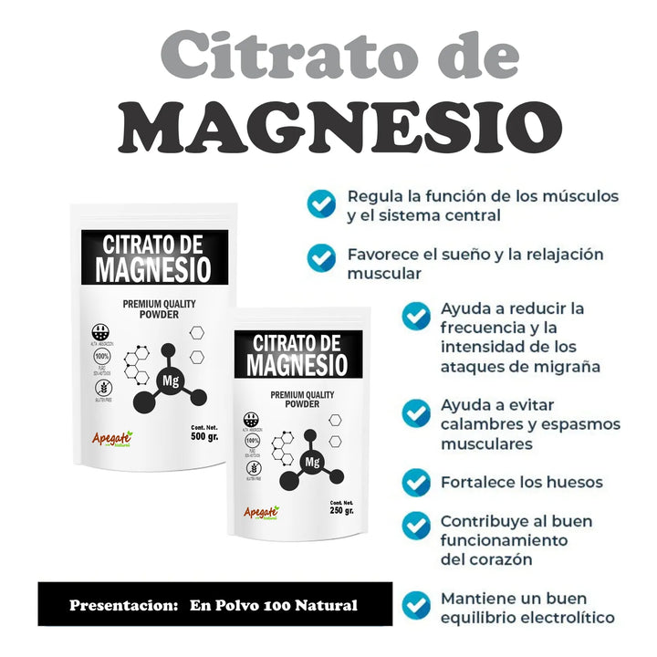Citrato De Magnesio Suplemento  - Imagen 3