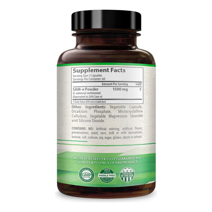 Cápsulas 1500 Mg S-adenosil-l-metionina Alta Resistencia Par - Imagen 2