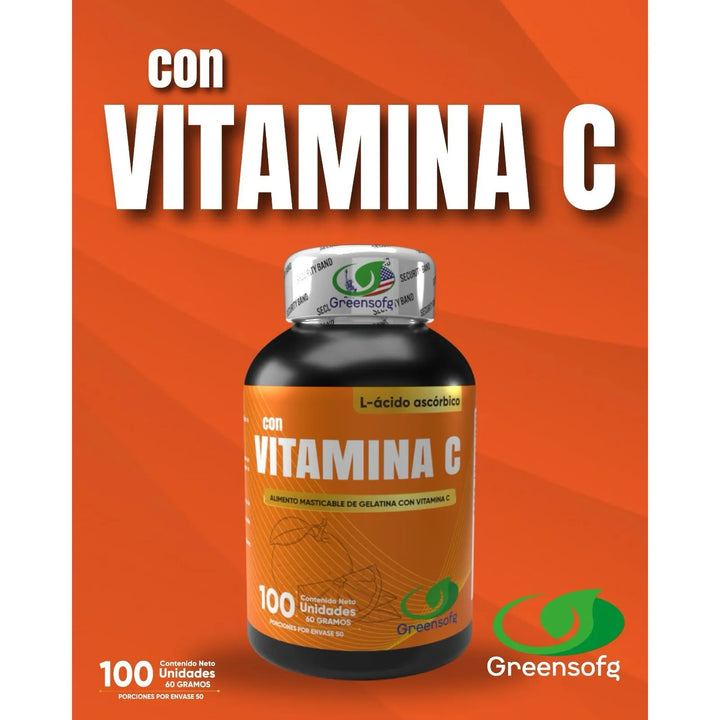 Vitamina C Americana Capsulas- Acido Ascorbico Alta Potencia 1000mg - Imagen 5