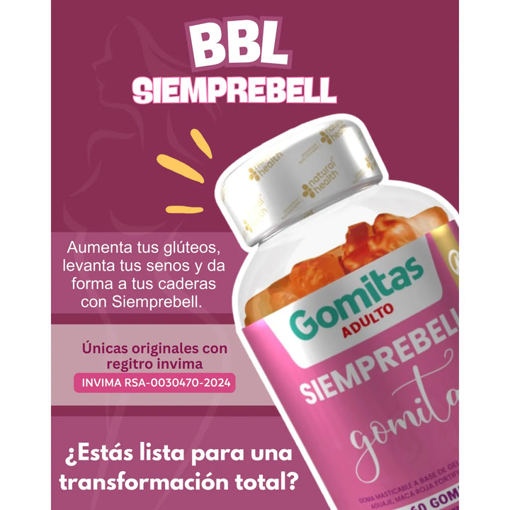 Gomas Aguaje Fenogreco & Maca Roja Fitoestrogenos Naturales Fem- Siemprebell Invima - Imagen 5