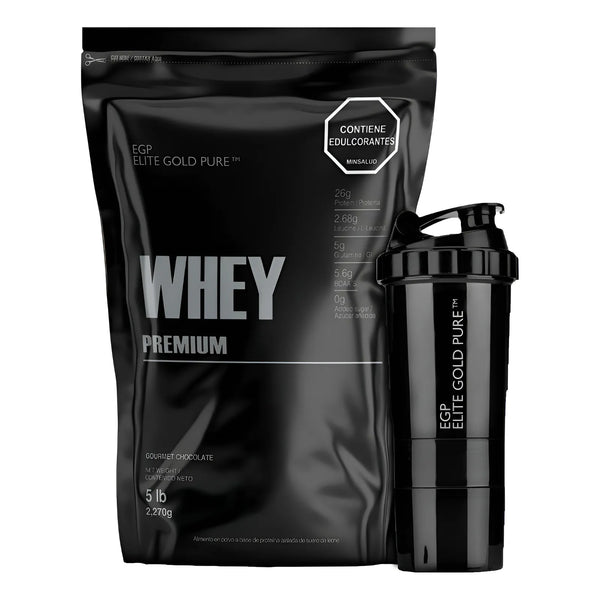 Whey Premium 100% 5 Libras Egp Elite Gold Pure 5lb Standard 5 Lb Smart Protein Limpia - Imagen 1