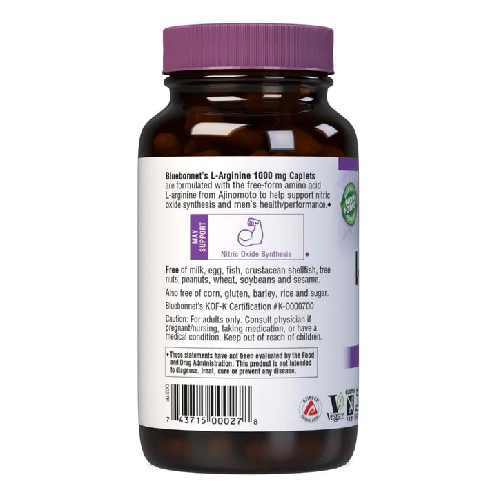 Cápsulas De L-arginina 1000 Mg 100 Unidades Para Salud Cardi - Imagen 3