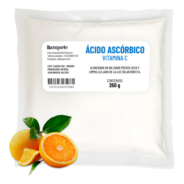 Acido Ascorbico Vitamina C Pura 250gr - Imagen 1