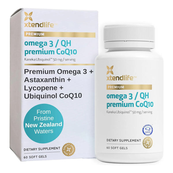 Aceite De Pescado Omega 3 Premium Con Coq10 1100mg Dha Epa U - Imagen 1
