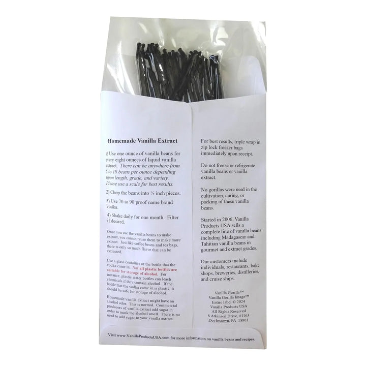 25 Granos De Vainilla Bourbon De Madagascar B, Extracto Divi - Imagen 2