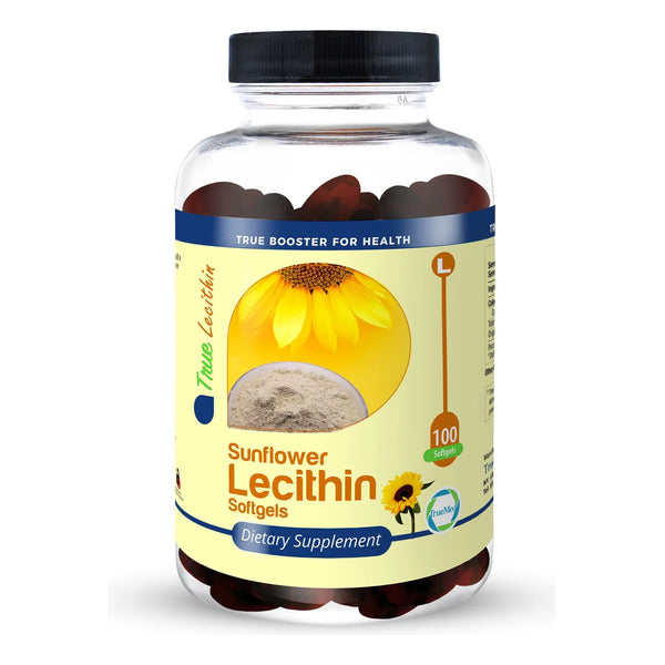Capsulas De Lecitina De Girasol 1200 Mg Mejora Flujo De Leche Lactancia