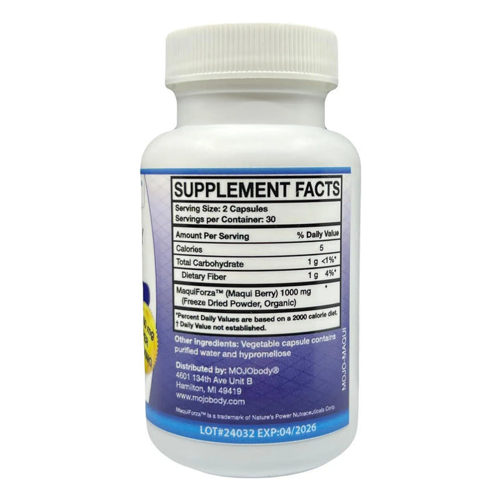 Cápsulas Maqui Ricas En Antioxidantes 1000 Mg 60 Unidades - Imagen 2