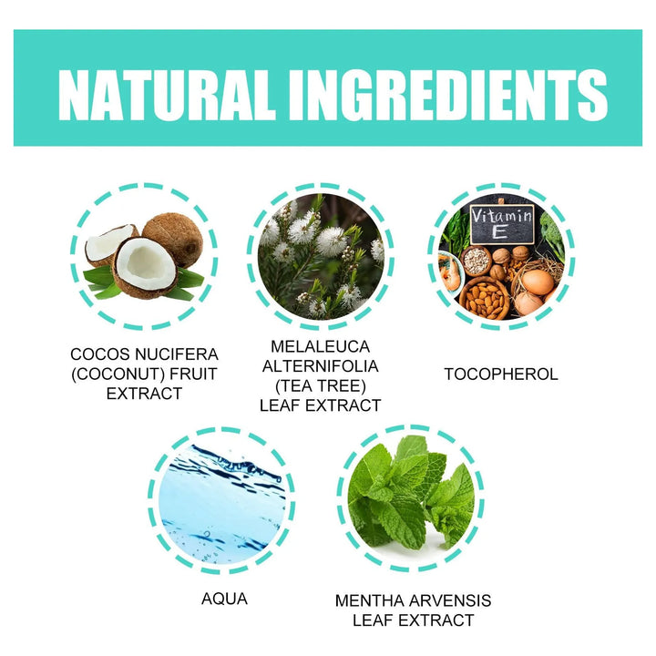 Aceite De Coco Natural Blanqueador Dental Frescura De Menta Fragancia - Imagen 4