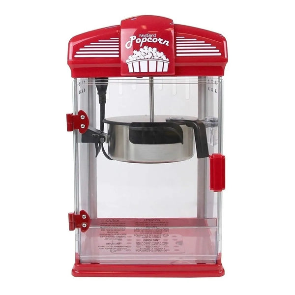 Maquina De Crispetas West Bend 82515 Roja 110V Para Experiencia Cinematográfica En Casa