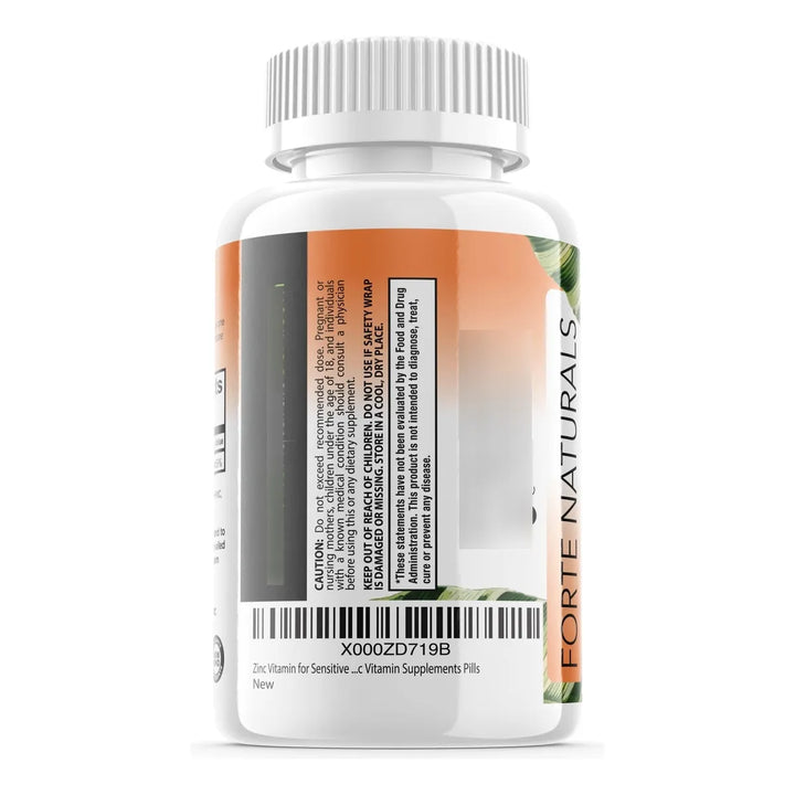 Zinc 50 Mg Para Estómagos Sensibles 100 Tabletas Diarias Fác - Imagen 3