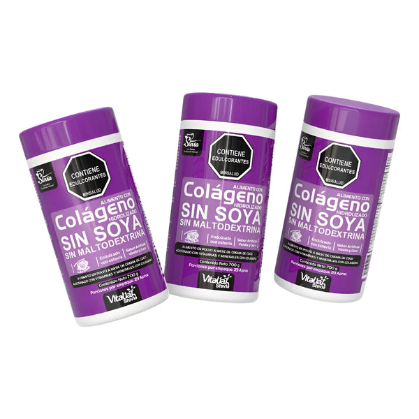Kit Colágeno Hidrolizado Vitaliah Vainilla X3 - Imagen 1