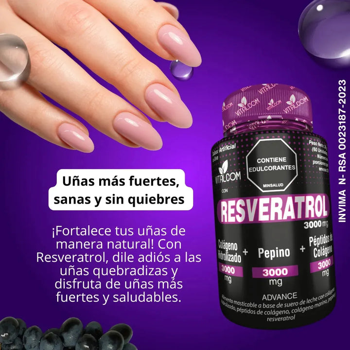 1 Resveratrol Puro Original Natural - Imagen 6