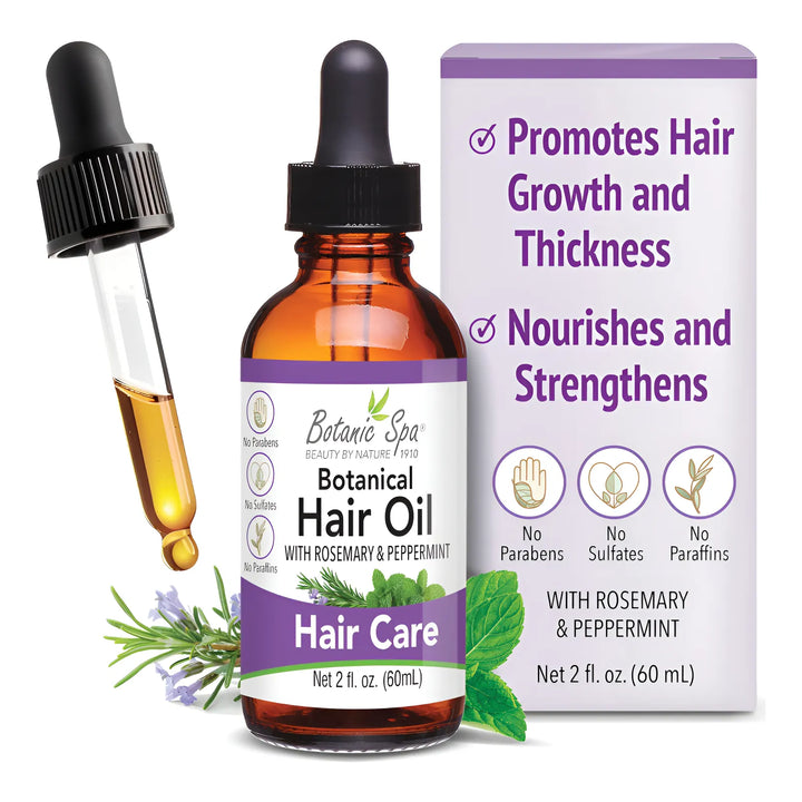 Aceite Botánico Nutritivo Para Cabello Con Romero Y Menta 60 - Imagen 1