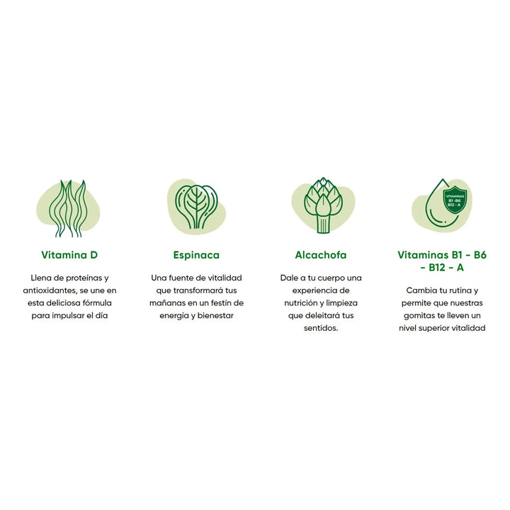 Gomitas Batido Verde Greenfit - Imagen 5