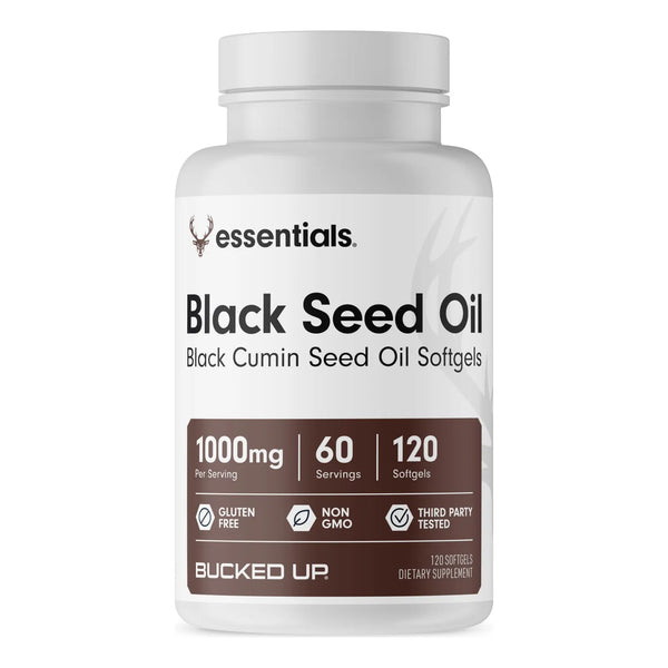 Aceite De Semilla Negra 1000 Mg 120 Capsulas Blandas Puro Sin Gluten