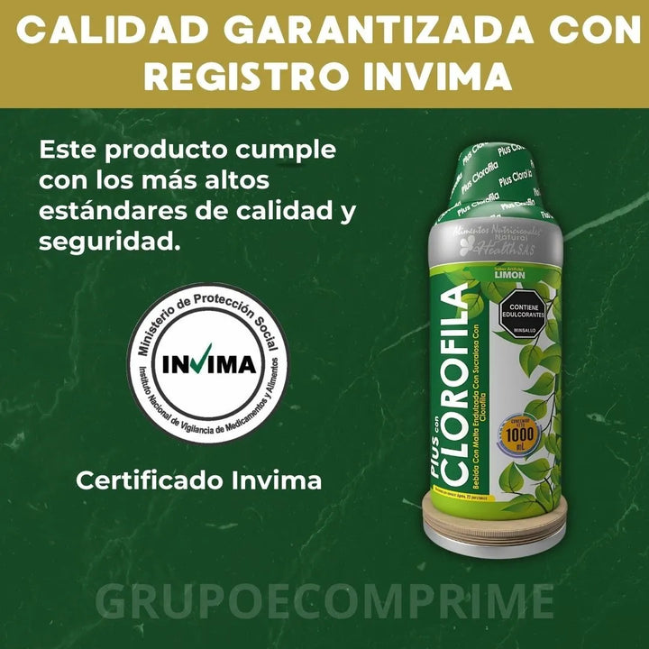 Clorofila Liquida Pura Plus 1l Natural - Imagen 2