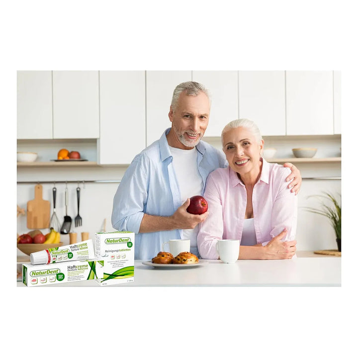 Adhesivo Natural Fuerte Para Dentaduras Postizas Mantiene Fi - Imagen 3