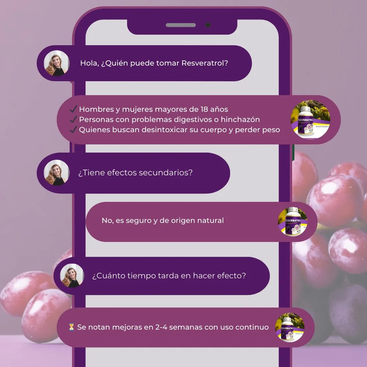 Resveratrol Antioxidante X 100 - Imagen 5