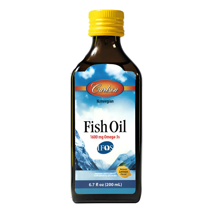 Omega 3 Fish Oil Carlson 200 Ml Limón - Imagen 1