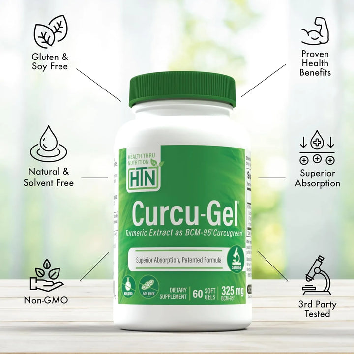 Cápsulas Blandas De Cúrcuma Curcumina Bcm-95 325 Mg 60 Unida - Imagen 4