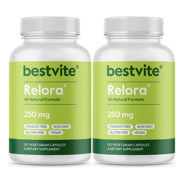 Cápsulas De Relora 250mg 240 Unidades Sin Rellenos Sin Estea - Imagen 1