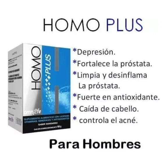 Homo Plus Caja 30 Sobres  Mandarina - Imagen 2
