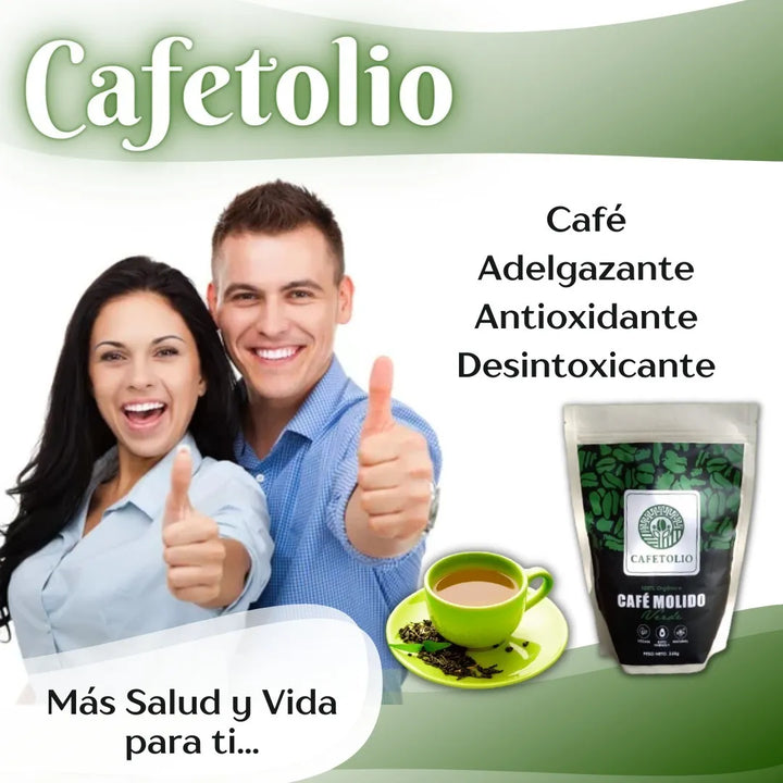 2 Café Verde Molido Cafetto Suave Amargo - Imagen 5