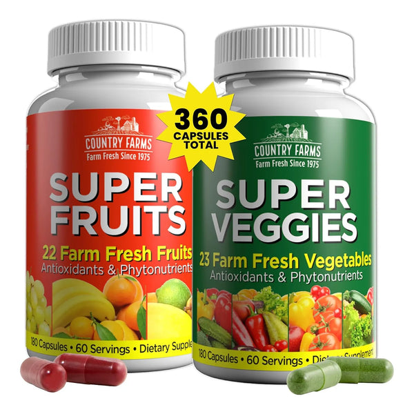 Cápsulas De Frutas Y Verduras Con Superalimentos Antioxidant - Imagen 1