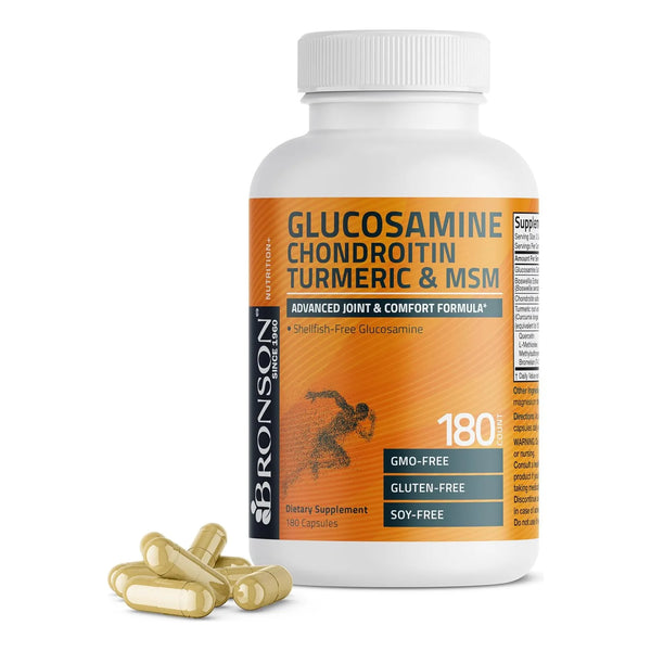 Fórmula Avanzada De Glucosamina Y Condroitina Con Cúrcuma Y - Imagen 1