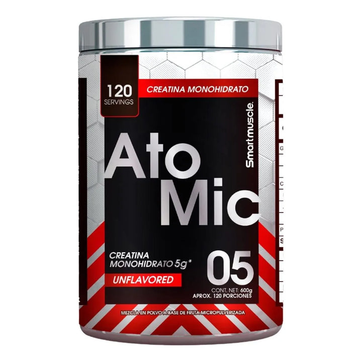 Creatina Atomic Monohidratada 600gr Sin Sabor - Imagen 1