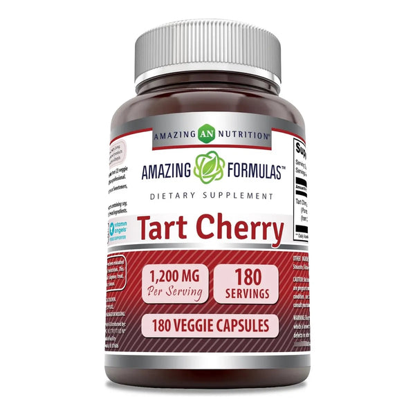 Cápsulas Vegetales De Cereza Ácida 1200 Mg 180 Unidades Fabr - Imagen 1