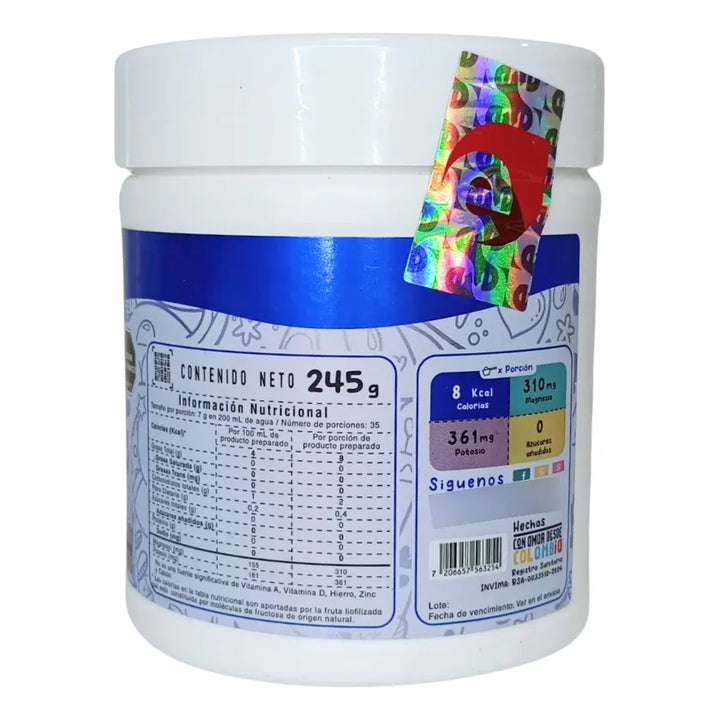 Fibra Citrato Magnesio Potasio - Imagen 2