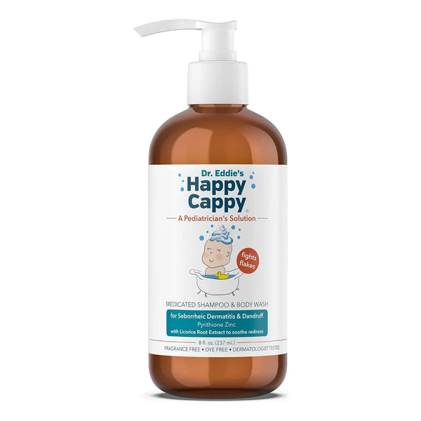 Champú Medicado Happy Cappy Dr Eddie Alivia Caspa Y Dermatitis En Bebés Y Niños