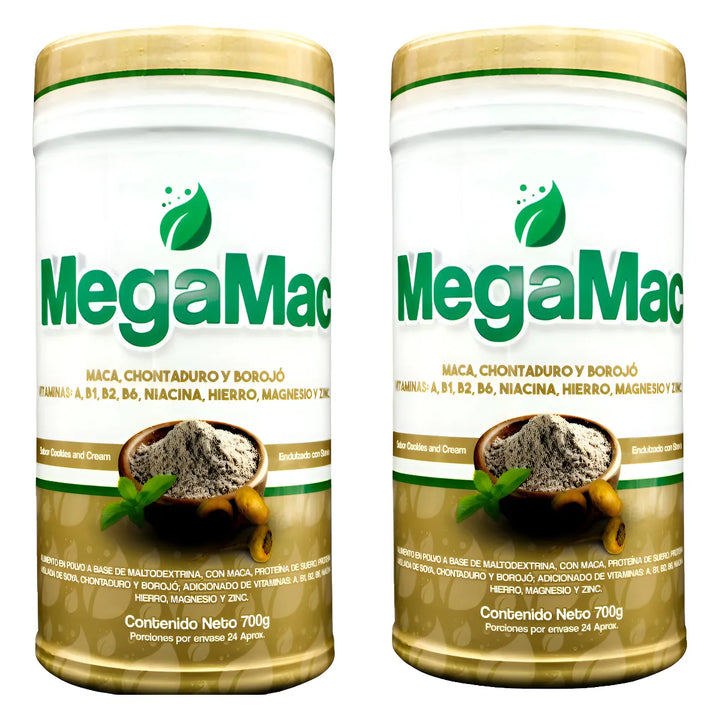 2 Megamac Energia Potencia Y Vitalidad Cookies And Cream - Imagen 1
