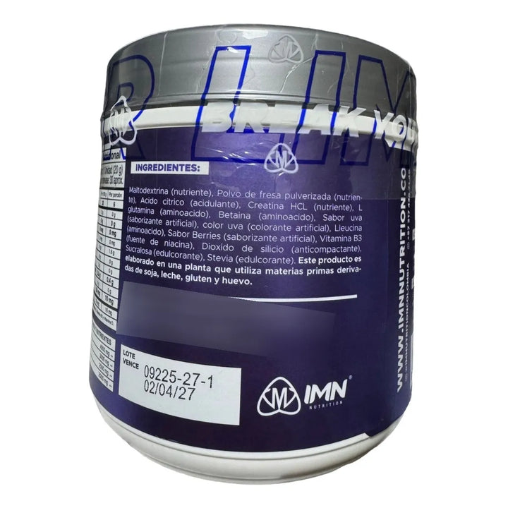 Creatina Hcl Beast 600gr Imn - Imagen 2